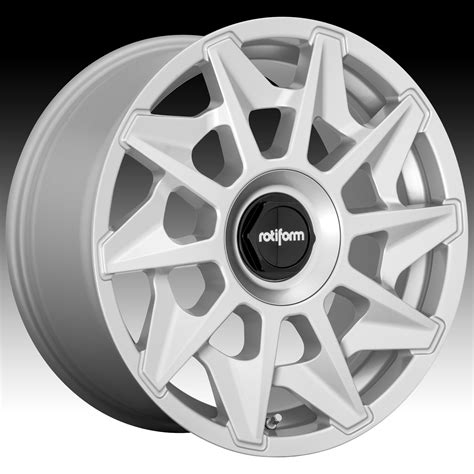 Rotiform Cvt R124 Gloss Silver Custom Wheels Rims Cvt R124