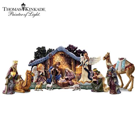 Thomas Kinkade Illuminated Nativity Story Garland Thomas Kinkade