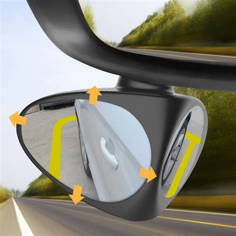 Car Blind Spot Mirror Wide Angle Mirror 360 Rotation For Audi A3 A4 A5 A6 A7 A8 B6 B7 B8 C5 C6