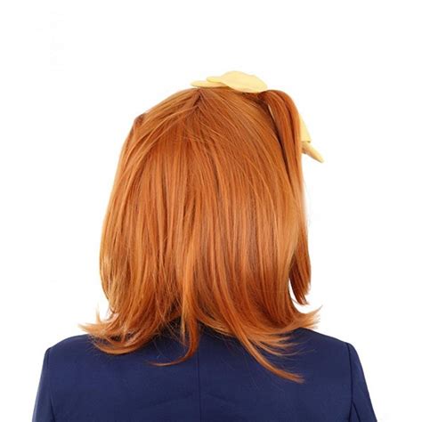 Love Live Kousaka Honoka Orange Cosplay Wig Free Shipping 1899