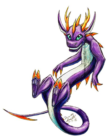 Purple Dragon By Cryofthebeast On Deviantart