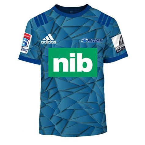 Personalise Auckland Blues 2020 Super Rugby Jersey Yourgears