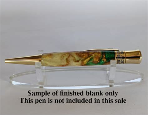Three Acrylic Pen Blanks Free Shipping Etsy