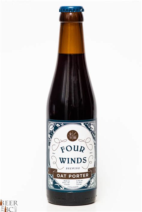 Four Winds Brewing Oat Porter Beer Me British Columbia