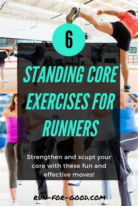 Standing Core Exercises For Runners In 2020 Standing Core Exercises