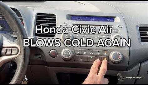 Honda Civic 2009 AC system blows warm FIX - YouTube