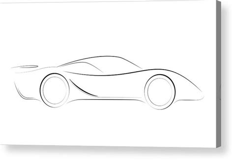 Sports Car Drawing Outline At Explore Collection