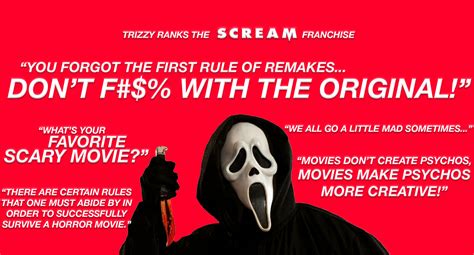 Trizzy Ranks The SCREAM Film Franchise Ranked Worst To Best The Trizzy Talk