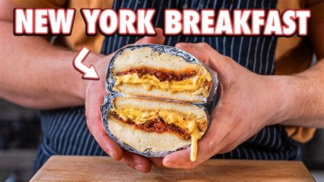 Video Make A Bodega Style New York City Bacon Egg And Cheese At Home