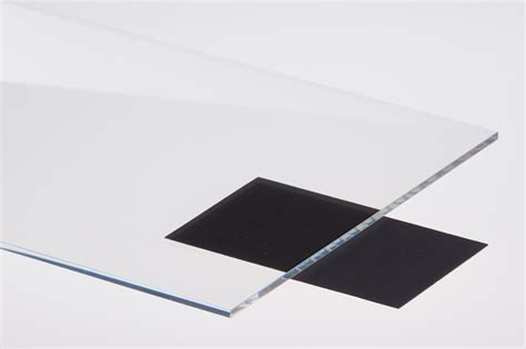 Acrylic sheets p95 matte finish. 4mm PLEXIGLAS® XT farblos