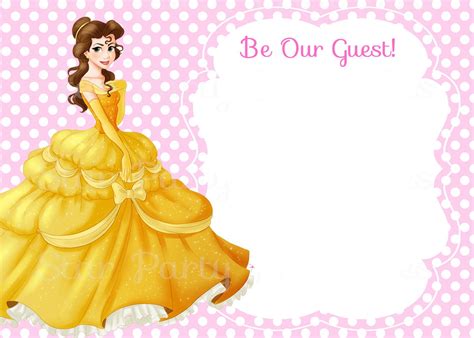 Awesome Free Template Free Printable Belle Beauty And The Beast