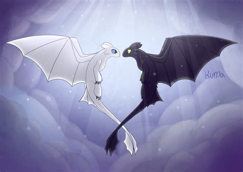 How to train your dragon / riders of berk; Toothless and Light Fury by LabratKuma -- Fur Affinity ...