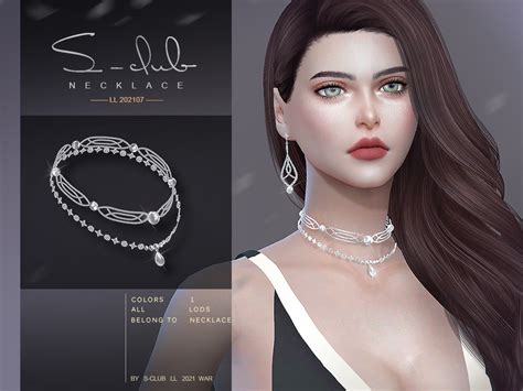 S Club Ts4 Ll Necklace 202107 The Sims 4 Catalog