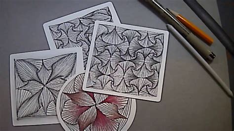 Ricks Paradox Tangle Pattern Lesson 54 Youtube