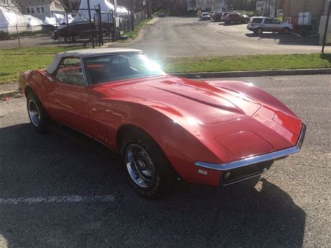 1968 Corvette Convertible 4 Speed Side Pipes Runs Drives And Looks