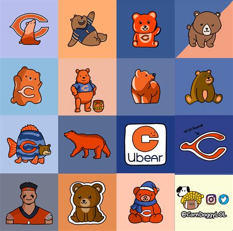 This Season Chicago Bears Doodles Which Do You Like The Most