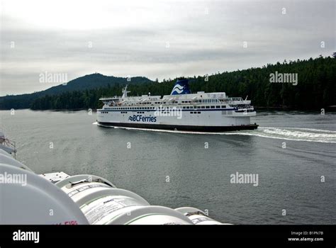 British Columbia Ferries Car And Passenger Ferriy To Vancouver Island