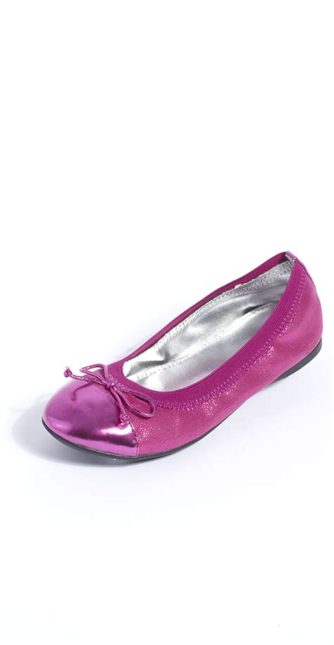 Pretty In Pink Ballet Flat With Bow And Sparkles Get A Pair Of
