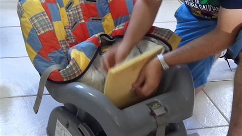 como montar o cinto de segurança de cadeirinha de bebê para carro youtube