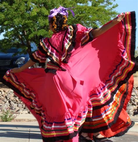 Darmowe Baile Folklorico Meksykański Pokazami Tańca Stock Photo