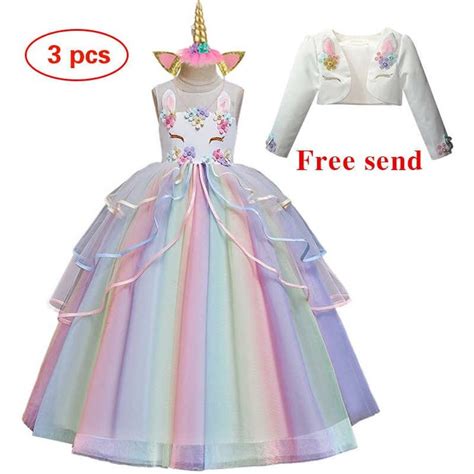 ¿cuáles son los mejores fondos de inversión? Vestido de princesa arcoíris de red para niña, vestido de ...