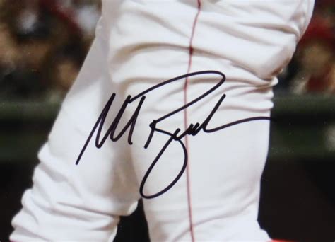 Mark Bellhorn Signed Red Sox 24x28 Custom Framed Photo Mounted