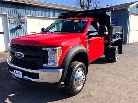 Used 2018 Ford Super Duty F 550 Drw Xl 4wd Dump Truck For Sale In