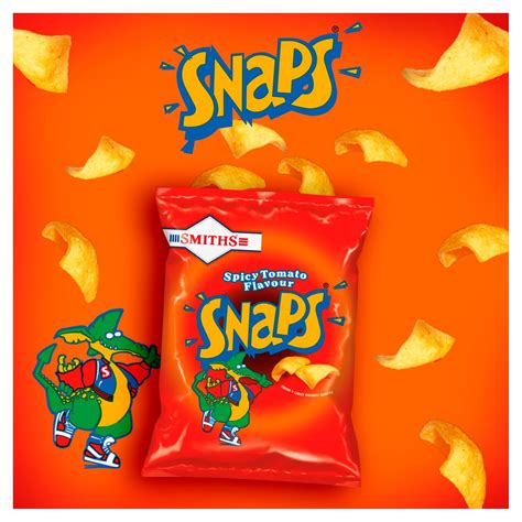 Smiths Snaps Spicy Tomato Snacks Crisps 49p Rrp Pmp 21g Bestway Wholesale