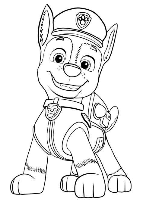 Paw Patrol 38 Coloring Pages Chase Paw Patrol Coloring Pages Porn Sex Picture