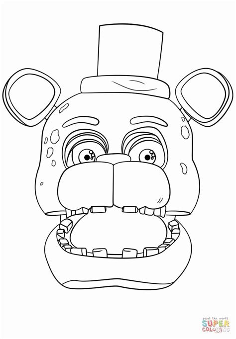 Spring Bonnie Coloring Pages New Coloring Page Fnaf Printable Coloring