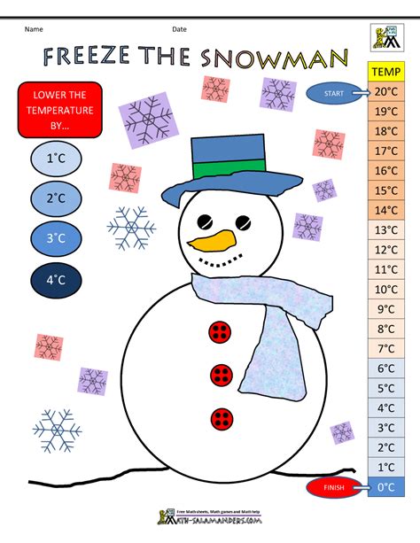 For example, if the cards are 2 and 5, the player will color 10 boxes. Christmas Math Games