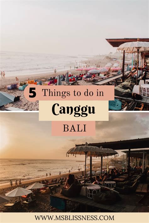 5 Best Things To Do In Canggu Bali Ms Blissness Travel