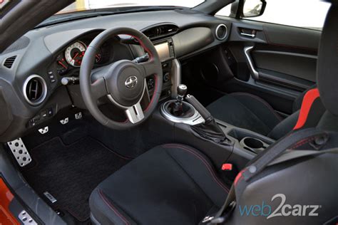The upgrades for 2014 dress up the interior. 2014 Scion FR-S | Carsquare.com