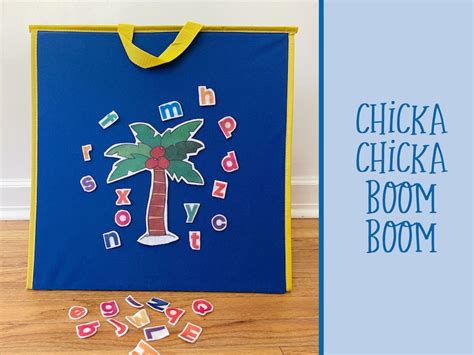Chicka Chicka Boom Boom Felt Activity Flannel Board Pieces Etsy