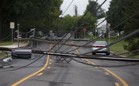 Downed Telephone Poles Cause Power Outage In Lower Paxton Township
