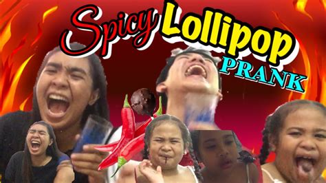 Spicy Lollipop Prank Grabi Umiyak Kapatid Ko Sa Subrang Anghang Youtube