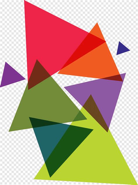 Multicolored Triangle Art Logo Triangle Color Colorful Triangles