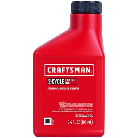 Craftsman 64 Oz 2 Cycle Conventional Engine Oil In The Engine Oil