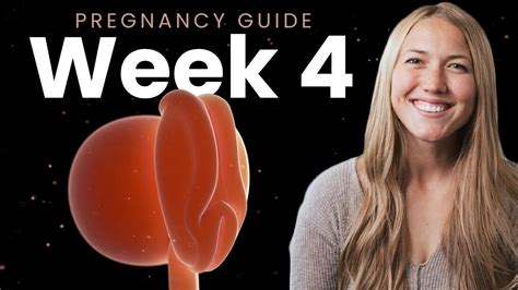 Week By Week Pregnancy 4 Weeks Pregnant Youtube
