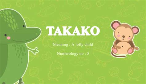 Takako Name Meaning