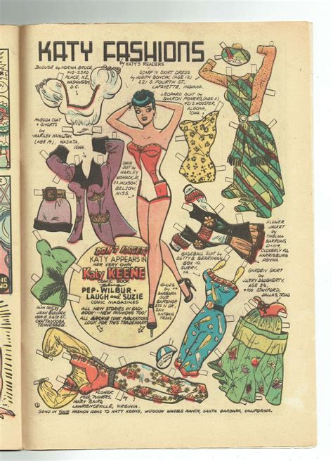Pep 89 Archie Comics 1952 Katy Keene Suzie Good Girl Art Gga Paper