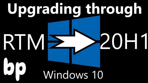 Upgrading Through Every Version Of Windows 10 Released 2020 Youtube