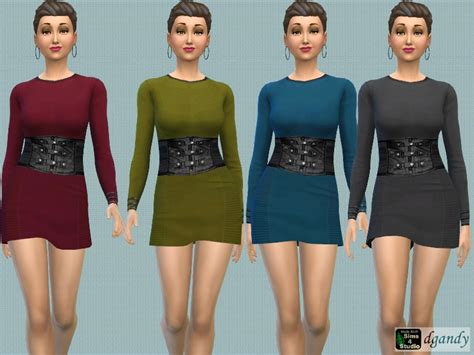 Corset Dress The Sims 4 Catalog