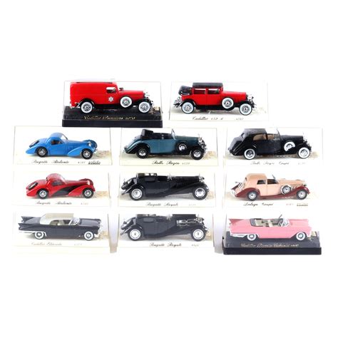 Lot Lot Of 11 Solido 143 Scale Diecast Cars
