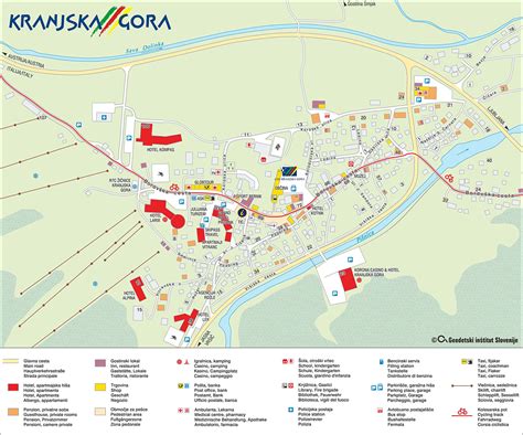 Click full screen icon to open full mode. Kranjska Gora town map - Kranjska Gora Slovenia • mappery