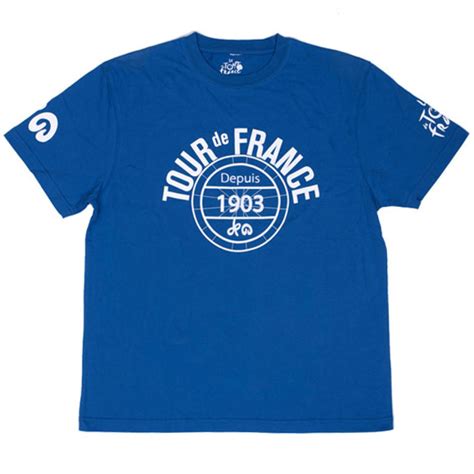 Periódicos como le velo y l'auto. Tour De France 2013: 1903 T-Shirt - Navy | ProBikeKit UK