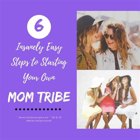6 Insanely Easy Steps To Starting Your Own Mom Tribe Mom Motherhood Challenges Friends Mom