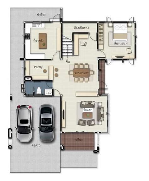 4 Bedroom 2 Storey House Design With Floor Plan Wow
