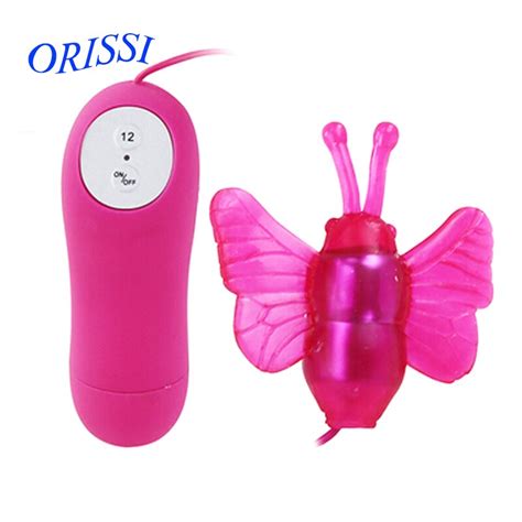 orissi 12 speed vibration wired butterfly vibrator clitoris massager for women wired control egg