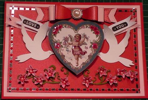 How To Make A Victorian Vintage Cherub Valentine Card Papercraft